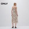Only Women's 2025 Summer Romantic Floral Print Chain Belt Strappy Midi Dress