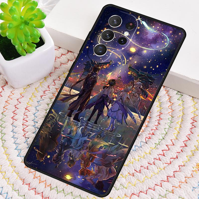 Genshin Impact Soft Silicone Phone Case For Samsung Galaxy Note 10 Pro S26 S25 S24 S23 S22 S21 Plus S25Ultra Capa Cover