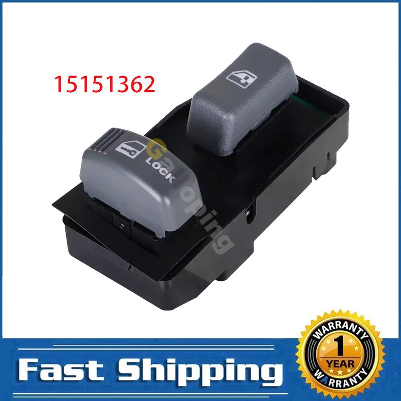 

Window Switch Control Button for Chevrolet Blazer Suburban Tahoe C1500 C2500 C3500 K1500 Isuzu Hombre Car Parts 15151362