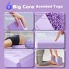 XTEP Yoga Block, Dance Practice Brick, Children And Adults Leg Stretching High-Density EVA Foam Block for Yoga Studio, Dancing Foam Brick, 2 Purple