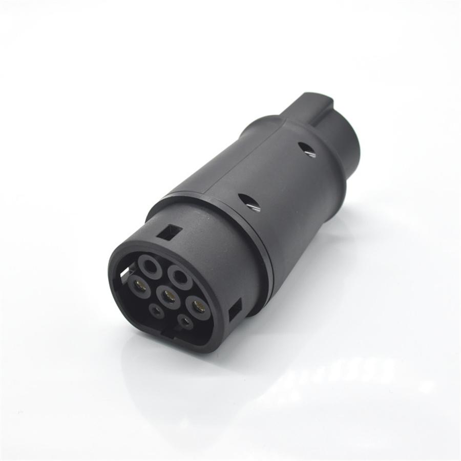 Electric Cars Vehicle Charger Charging Connector Adapter IEC 62196 To SAE J1772