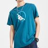 Li Ning Wade Series Pattern Printed Short Sleeve T-Shirt Men Tops Dragonfly-Green AHSQ471-5