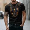 Mens African Tribal Mask T Shirt Ethnic Dashiki Style Graphic Tee Black Short Sleeve Casual Top Clothing Apparel S M L XL XXL XXXL