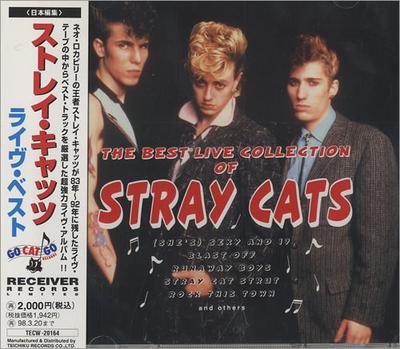CD STRAY CATS - The Best Live Collection Of TECW20164 Go Cat Go Recor 1996 Japan Rock Gebraucht