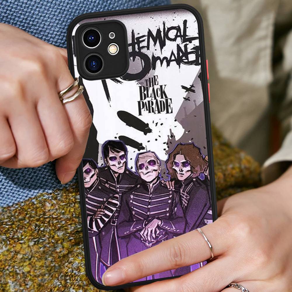My Chemical Romance Rock Band Matte Protective Case For IPhone 16 15 14 13 12 11 Pro Max X XS MAX Protection Case