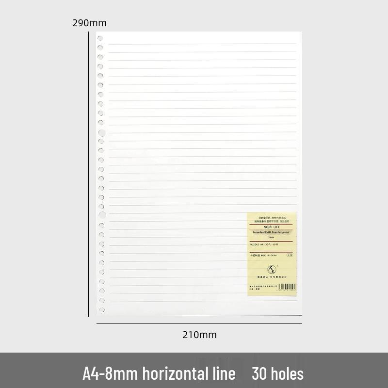 B5 Loose-Leaf Binder with DIY Plastic Coil Cover, Detachable A5/A4 Homemade Refillable Notebook