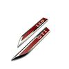 2Pcs Alloy Car Fender Side Sticker Bumper Strips for Volkswagen VW GTI Golf 3 4 5 6 7 MK4 MK5 MK6 Polo Jetta Bora Sharan Passat