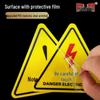 Electric Shock Warning Sticker - Caution Symbol for Distribution Box