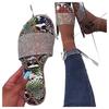 42 Large Size 43 Rhinestone Cool Slippers Women's One-word Drag Women's Sandals Summer New Slippers Wshi