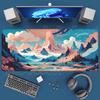 Gaming Mouse Pad Landscape Mountain Sunset Cartoon Rubber HD Printing Scenery Mousepad XXL Keyboard Overlock Xmm Desk Mat