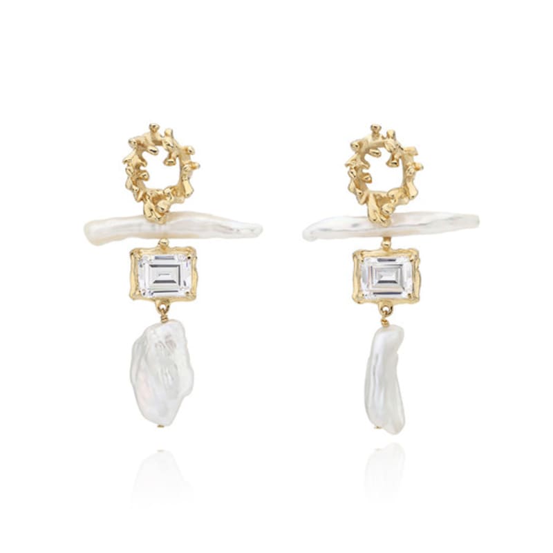 POPPI Coral reef earrings (White)