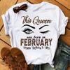 It's My Birthday Print T Shirt Women Red Lips Wink Eye Graphic Short Sleeve Birthday Party Casual Summer Tee For Her
