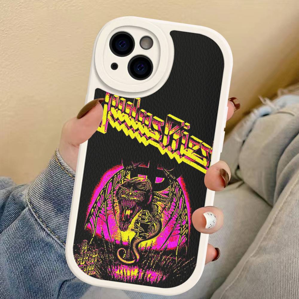 

Band J-Judas P-Priest Phone Case For IPhone 16 15 14 13 12 11 Pro Max Plus Shockproof Leather Cover iPhone 16 plus