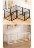 Space-Saving Anti-Escape Cage with Top Cover for Cats and Dogs