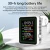 MT11 5-in-1 Air Quality Monitor Carbon Dioxide Detector Formaldehyde TVOC Temperature & Humidity Air Quality Monitor Type C Port