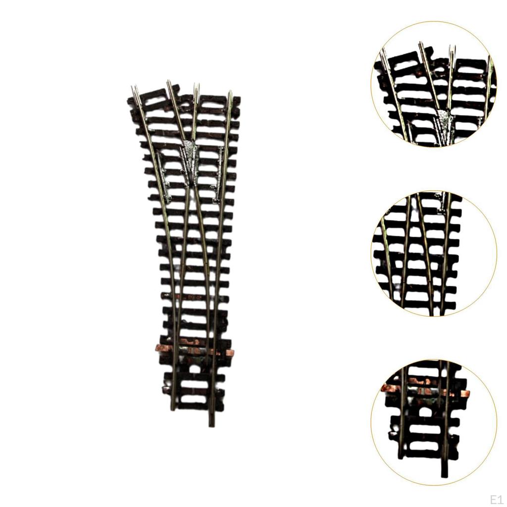 1/87 HO Scale Train Track Model, Sand Table Landscape, Railway Switch, Accessories