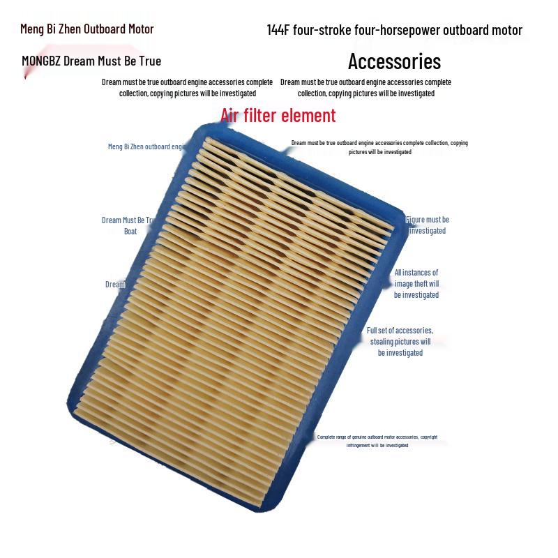 Four-Stroke 4HP Outboard Motor Parts: Propeller, Carburetor, Starter, Throttle Cable, Gearbox, Clutch, Cylinder