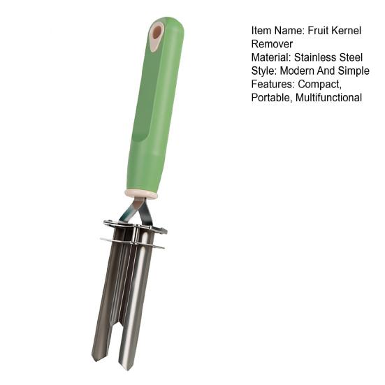Fruit And Vegetable Core Remover Stainless Steel Kernel Extractor Quick Seeds Removal Tool