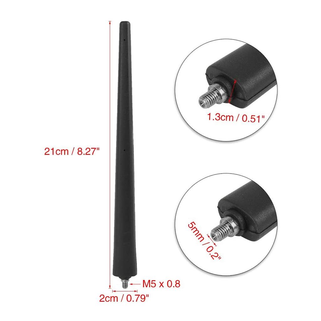 51910790 52019353 Auto Parts Car AM/FM Aerial 52019353 / 51910790 Rubber Replacement For 2012-present Fiat 500 2012 Onwards