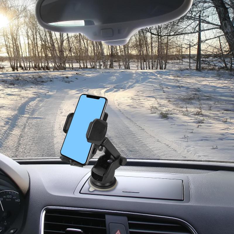 Suction Cup Cell Phone Holder Flexible Car Phone Holder Mount Dash Phone Holder For Car Anti-Slip Suction Cup Car Phone Holder