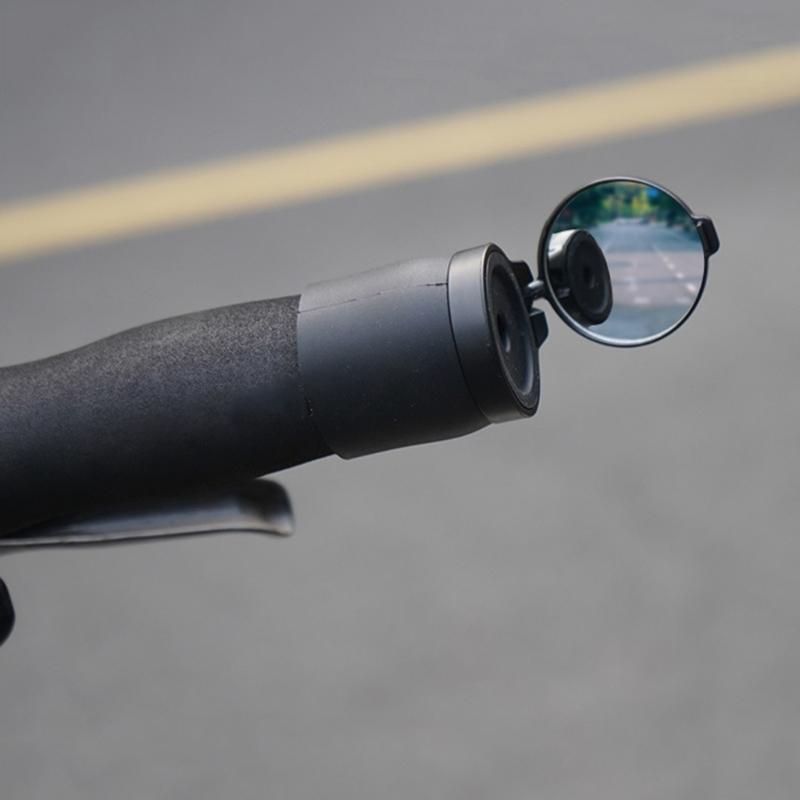 Faltbare Montagehülse für Lenker, Lenkerend-Radspiegel Fahrradspiegel für Lenker Mini-Rückspiegel