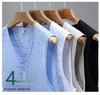 Men's Sleeveless Washed Linen Vest - Retro, Breathable, and Lightweight In Solid Summer Colors
