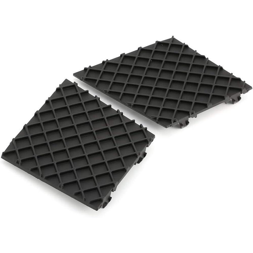 2pcs For BMW E60 E61 M Sports Package 2004-2009 Car Front Bumper Lower Mesh Grille Plate Trim Cover 51117897186 51117897184