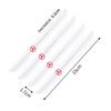 4PCS Transparent Car Door Anti-collision Protector Bumper Strip Sticker For Mercedes Benz W212 W213 W205 W177 W247 W176 X253 etc