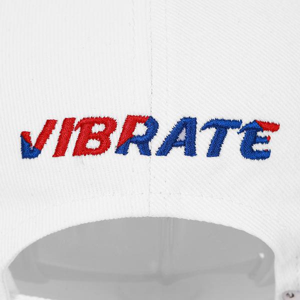 VIBRATE Korean Flag Logo Ball Cap (White)
