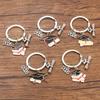 Doctoral Hat Graduation Cap Keychain 2026 Metal Pendant Gown Bag Keyring Fashionable Celebration Gift for College Students