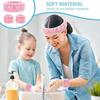 Spa-Stirnband für das Handgelenk, Gesichtsreinigung, Gesichts-Make-up-Set, Dusch-Stirnband, verstellbares Handgelenk für Frauen und Mädchen (Rosa)
