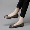Woman Flats Slip-on Round Toe Comfortable Shoes For Women Social Hot Trendy Cheap Liquidation Non Promotion 2024 Trend Shoe