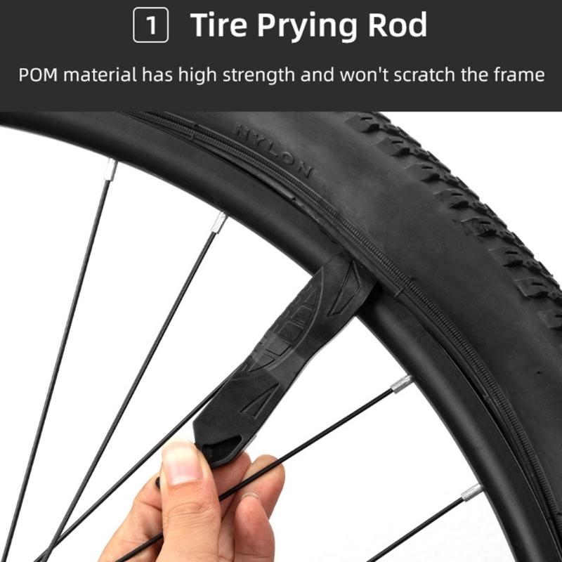 Portable Bike Chain Repair Tool Bicycles Chain Hook and Tire Levers Combo Tool