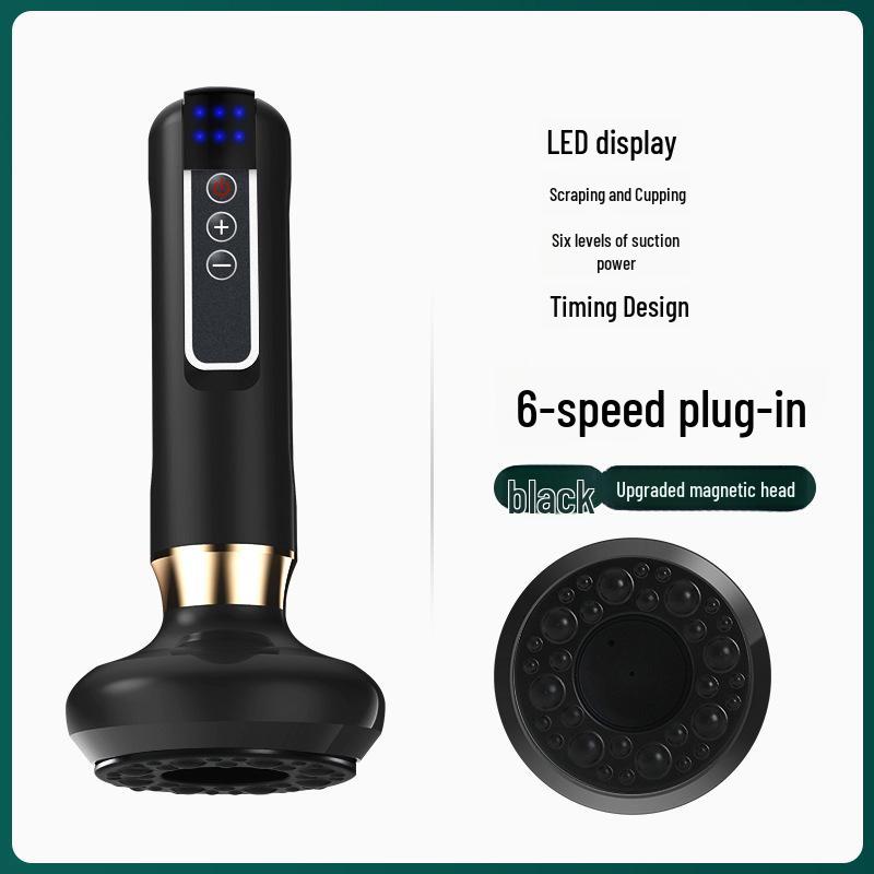 

Electric Meridian Scraper and Cupping Massager with Intelligent Suction Chinese Packaging