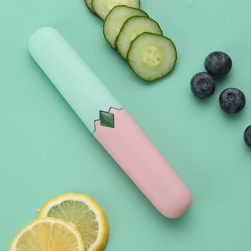 1Pc 2-in-1 Multifunctional Household Stainless Steel Paring Knife Fruit Knife Peel Knife Scraper Fruit Planer Knife Set