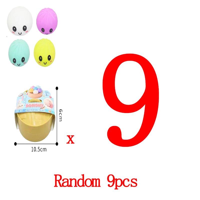 Dumpling Squishy Toy Anti-Stress Toy For Hands Sensory Toy Stress Relief Products Office Desk Toys 4 Colors Squishy Stress Ball