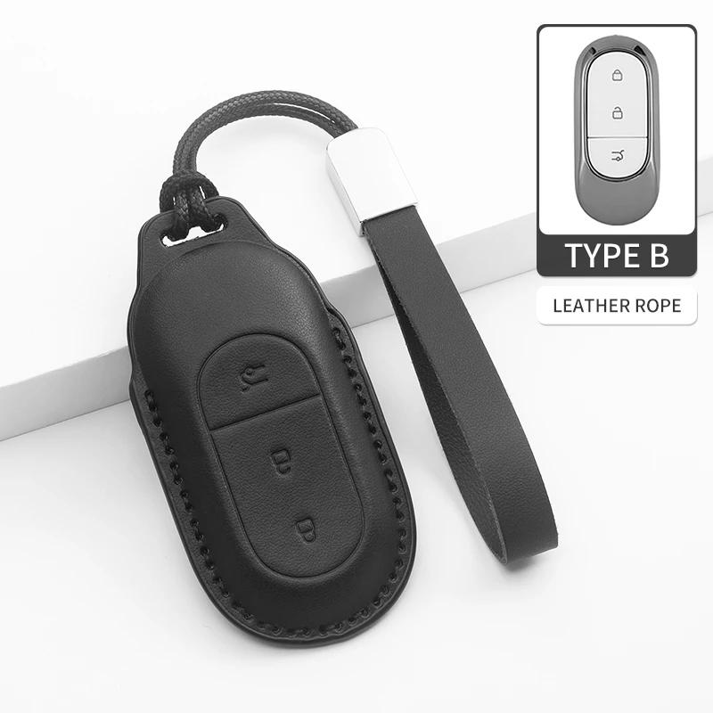 PU Leather Car Remote Key Case Cover Shell For Leapmotor t03 s01 c11 for  Leapmotor C01 T03 S01 C11 Leap Motor Keyless Fob