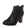 In Stock: Autumn/Winter 2021 Women's Retro Pointed Toe Chunky Heel High Heels Boots