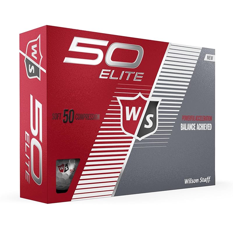 

wilson staff fifty elite golf ball super soft two piece ball (Wilson Staff Fifty Elite Golf Balls)