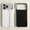 Genuine Leather Case With Wrist Strap Kickstand For For Iphone 17 Pro Max 16 1 14 13 12 Crocodile Pattern Protective Funda
