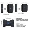 KLKY5 For Ford Soft Car Headrest Cushion Seat Belt Shoulder Protector Cover Focus Mk2 Mk3 Mk4 Fiesta Ranger Mondeo S-MAX Kuga