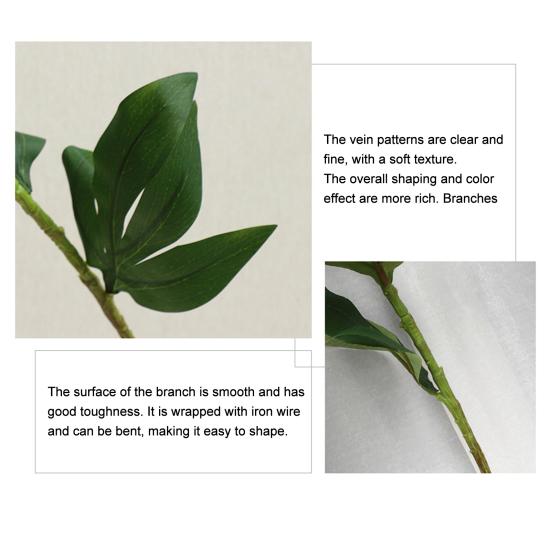 Künstliche Blumen 2-Köpfige Seidenpfingstrosenzweige Verstellbare Plastikstiele Realistische Adern Sanfter Farbverlauf Langlebig Haus Hotel Hochzeitsdekoration