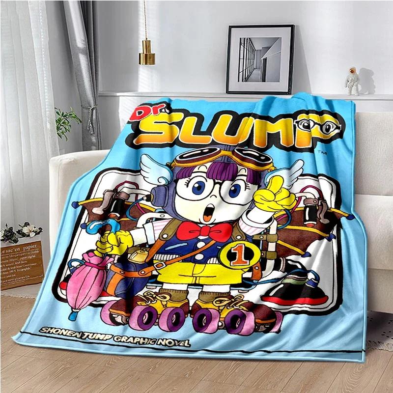Cute Anime DR S-Slump A-Arale Blanket Super Soft Cartoon kawaii Blanket for Travel Bedding Couch Sofa Bed Blanket Birthday Gift