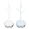 Jewelry Hanging Tree Stand Branch Shape Rotatable Detachable Student Jewelry Storage Display Stand D
