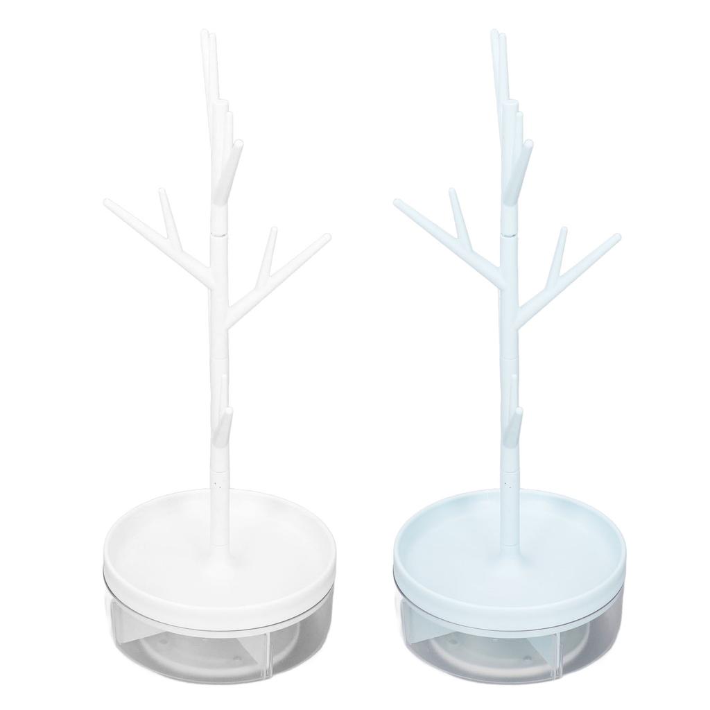 Jewelry Hanging Tree Stand Branch Shape Rotatable Detachable Student Jewelry Storage Display Stand D