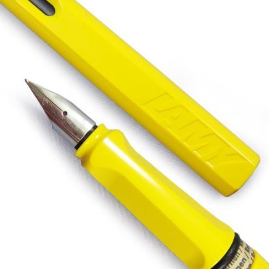LAMY Safari Reservoarpenna F-spets, Gul, Storlek (Bra), L18-F [Begagnad]