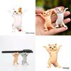 Adorable Cats Pen Holder Doll Ornament With Durable Plastic Earphone Support Stand For Airpods