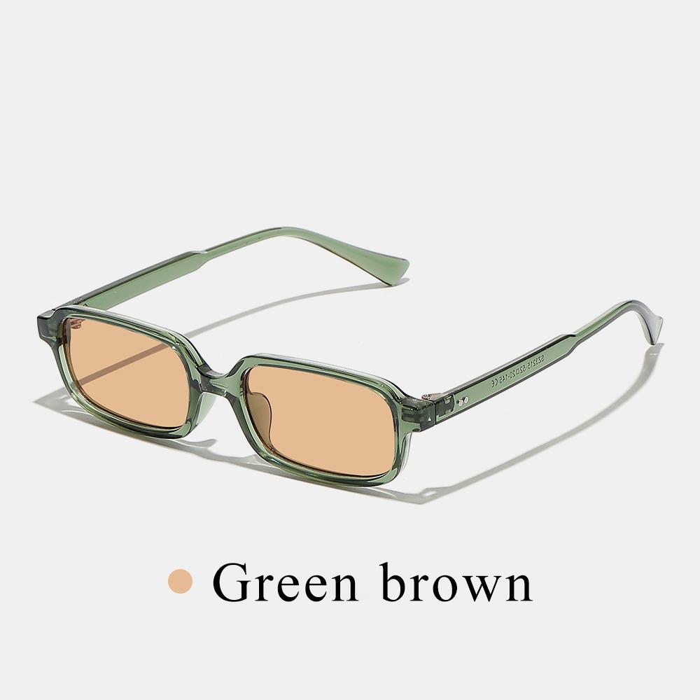 Ruiao Women Small Square Sunglasses Retro Fashion UV400 Sun Glasses for Women Luxury Brand Designer Eyewear Female Shades