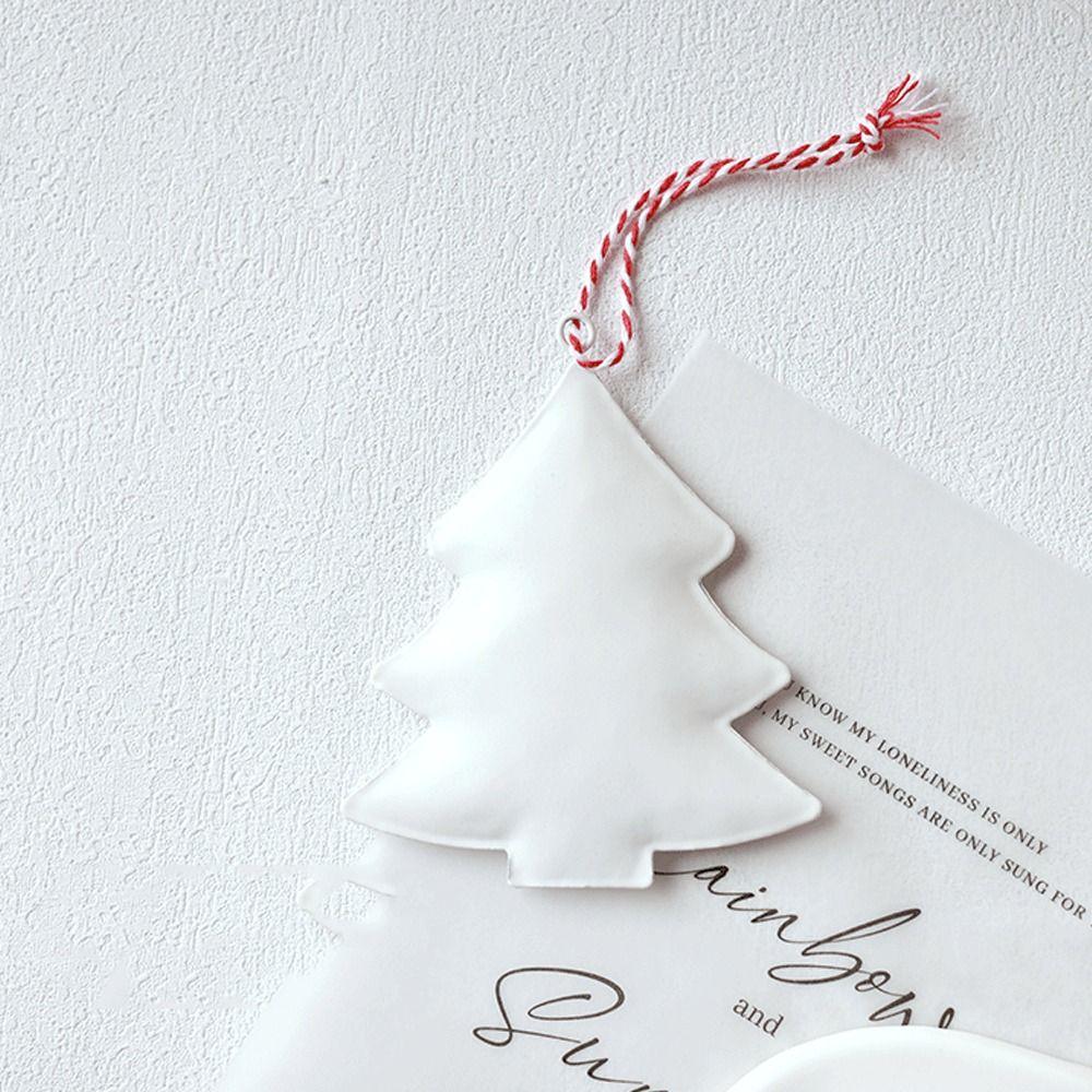 Retro Christmas Tree Pendant Iron Exquisite Love Star Pendant Nordic Style DIY Xmas Tree Hanging Pendant Home Xmas Decoration