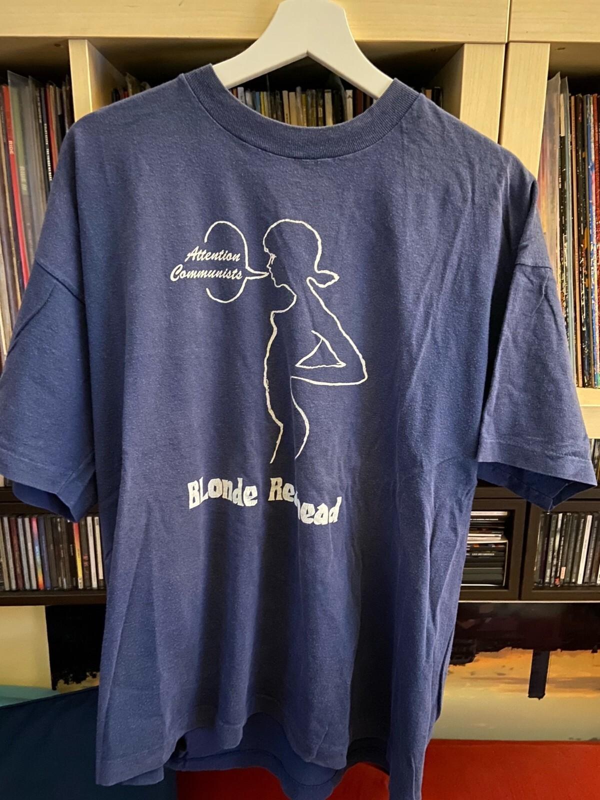 ФУТБОЛКА BLONDE REDHEAD ЦВЕТ ТЕМНО-СИНИЙ ПОЛНЫЙ РАЗМЕР BL1556 2XL